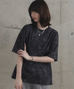 ビックシルエット 総柄プリント 半袖Ｔシャツ