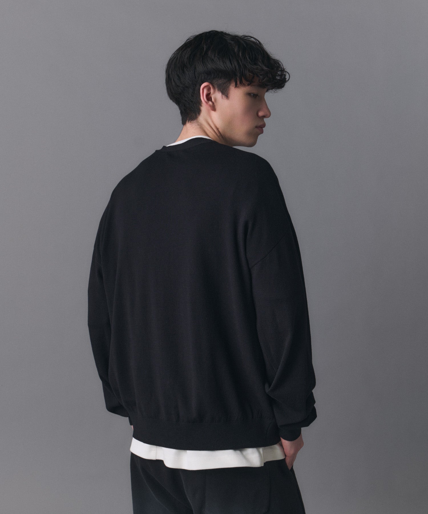 Stone-like Button Cardigan / ストーンライクボタンカーディガン
