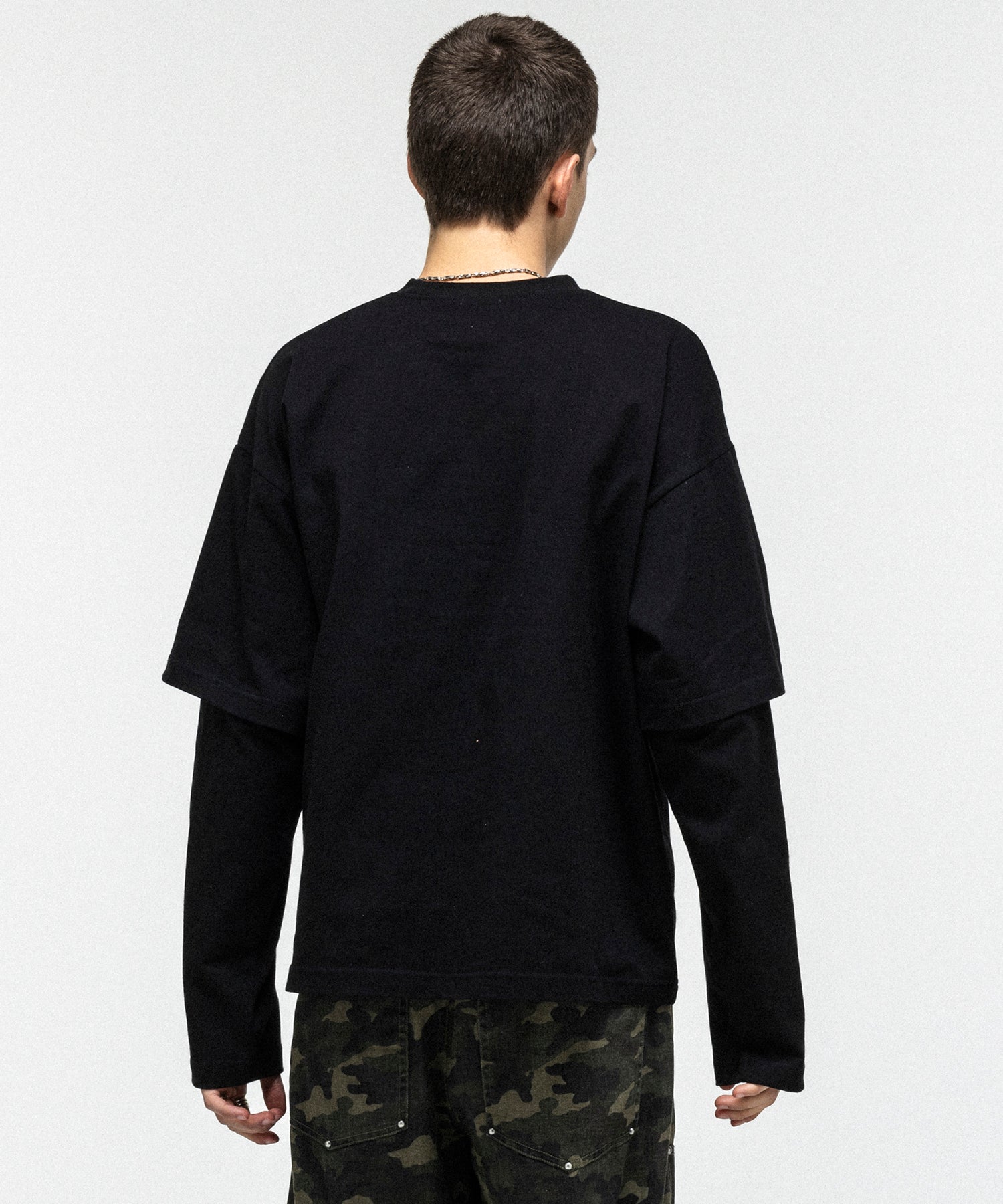 FAKE LAYERED LONG SLEEVE TEE / フェイクレイヤードロングスリーブTシャツ