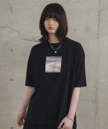 アブストラクト絵画 フロントプリント 半袖Tシャツ