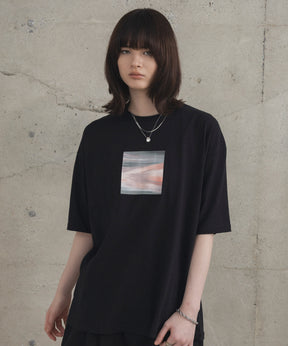 アブストラクト絵画 フロントプリント 半袖Tシャツ