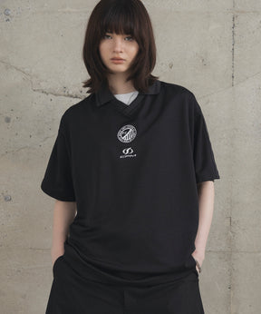 フロントプリント サイドライン ユニフォーム半袖Tシャツ