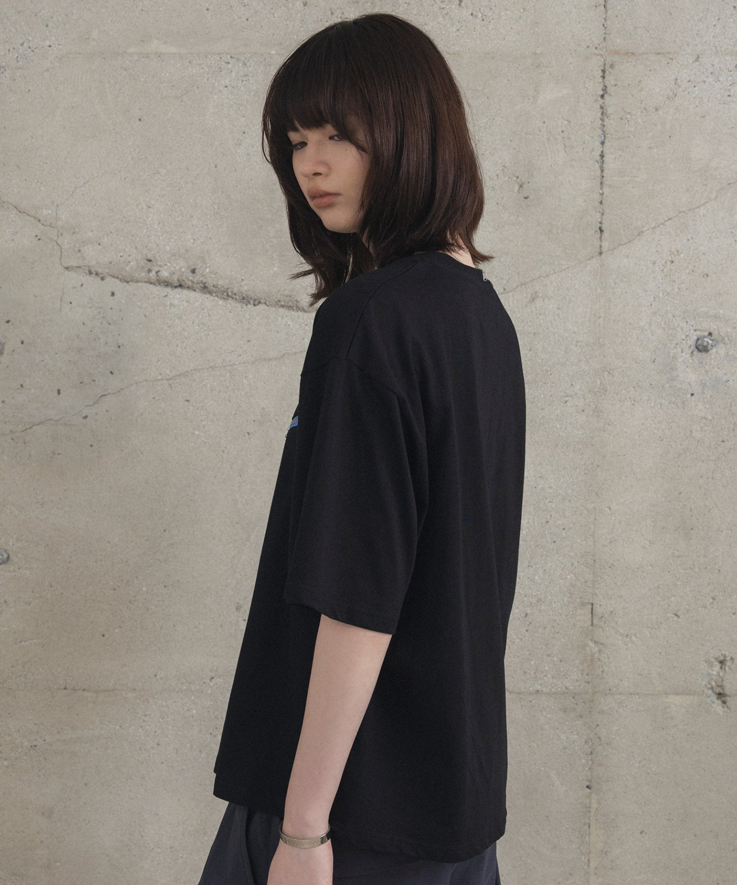 Zip-detail Tee / ジップディテールTシャツ
