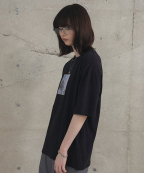 アブストラクト絵画 フロントプリント 半袖Tシャツ