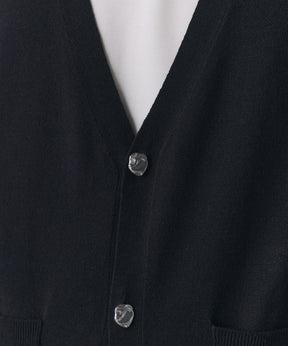 Stone-like Button Cardigan / ストーンライクボタンカーディガン