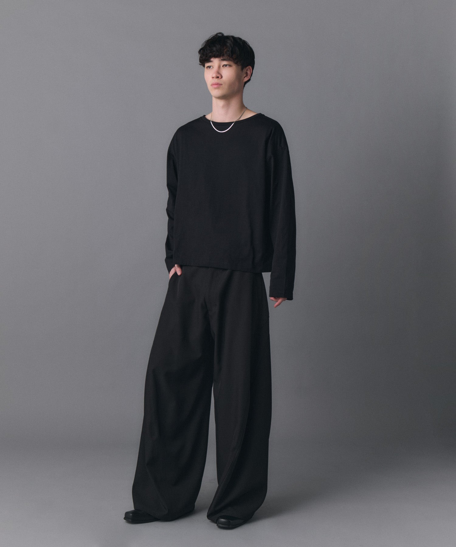 Boat Neck Long-Sleeve Tee / ボートネックロングスリーブTシャツ