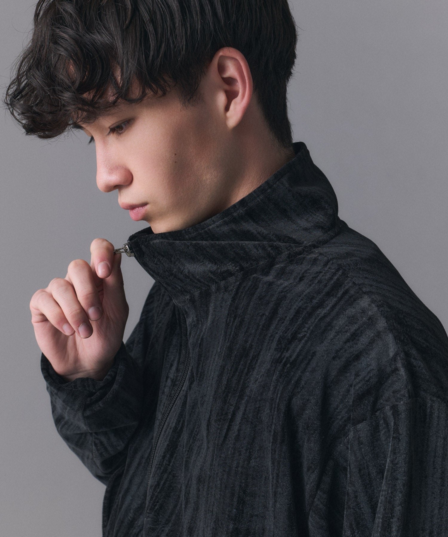 Crushed Velvet Blouson / クラッシュベルベットブルゾン