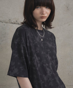 ビックシルエット 総柄プリント 半袖Ｔシャツ