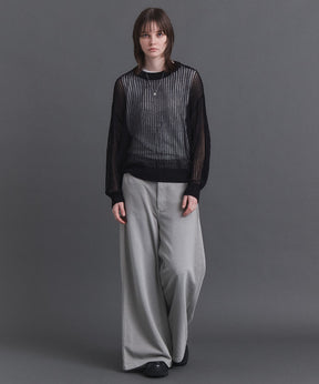 Basic Sheer Knit Pullover / ベーシック シアーニットプルオーバー