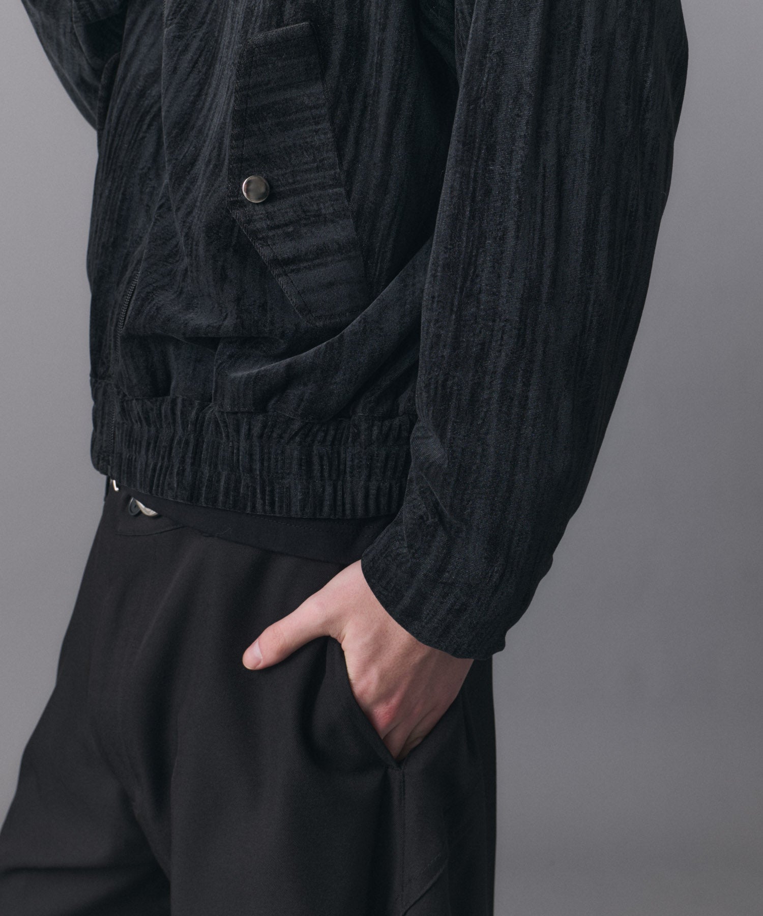 Crushed Velvet Blouson / クラッシュベルベットブルゾン