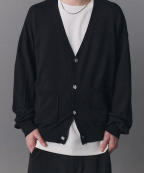 Stone-like Button Cardigan / ストーンライクボタンカーディガン