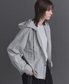 Long-sleeved Shirt Hoodie / 長袖シャツパーカー