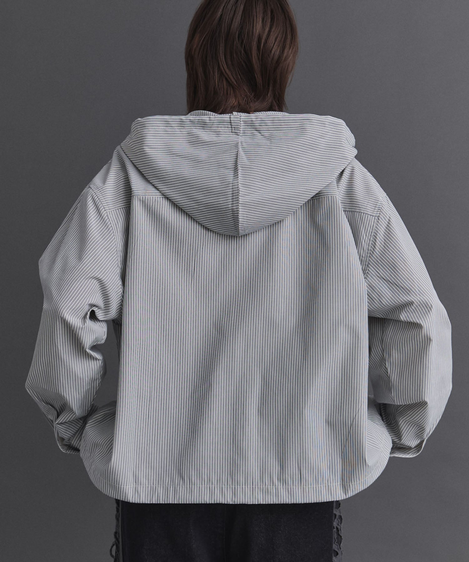 Long-sleeved Shirt Hoodie / 長袖シャツパーカー