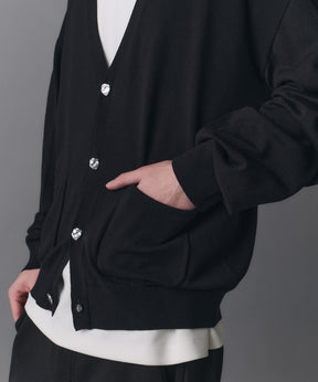 Stone-like Button Cardigan / ストーンライクボタンカーディガン