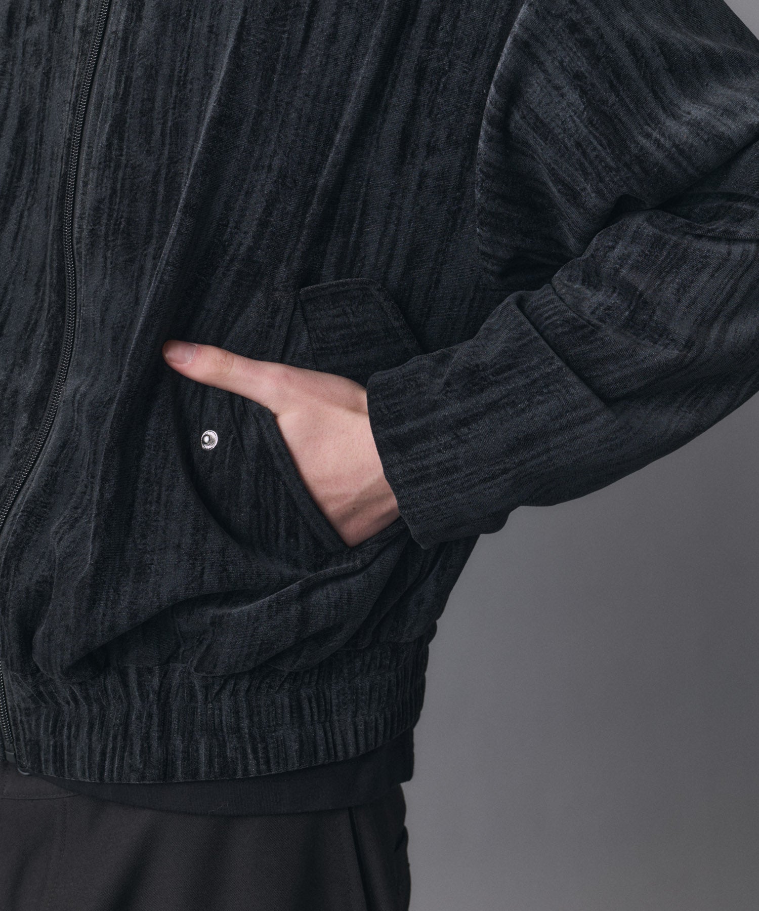 Crushed Velvet Blouson / クラッシュベルベットブルゾン
