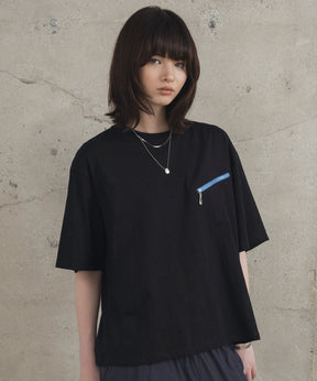 Zip-detail Tee / ジップディテールTシャツ