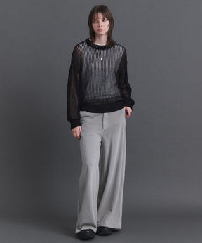 Basic Sheer Knit Pullover / ベーシック シアーニットプルオーバー