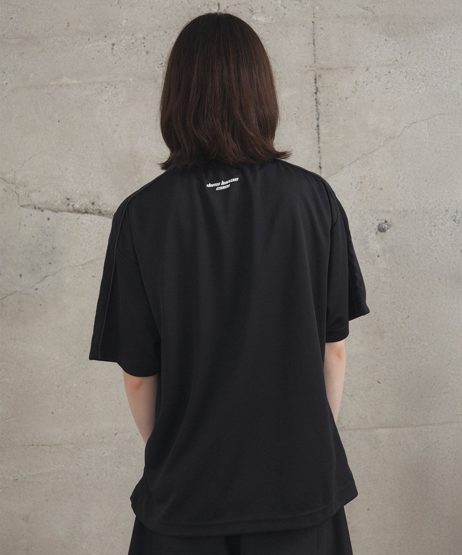 フロントプリント サイドライン ユニフォーム半袖Tシャツ