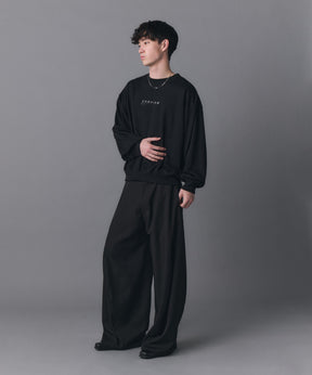 Confirm Logo Embroidery Crew Sweat / "Confirm"ロゴ刺繍クルースウェット