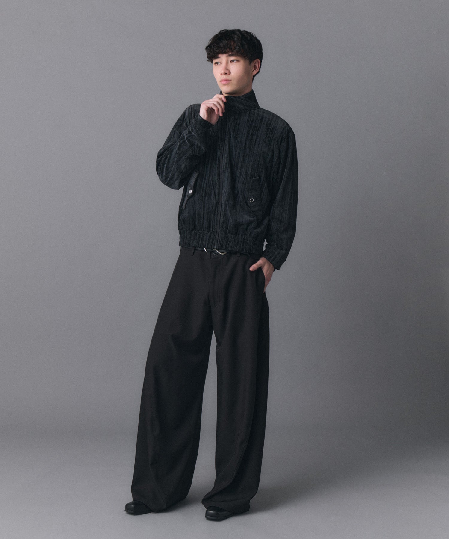 Crushed Velvet Blouson / クラッシュベルベットブルゾン