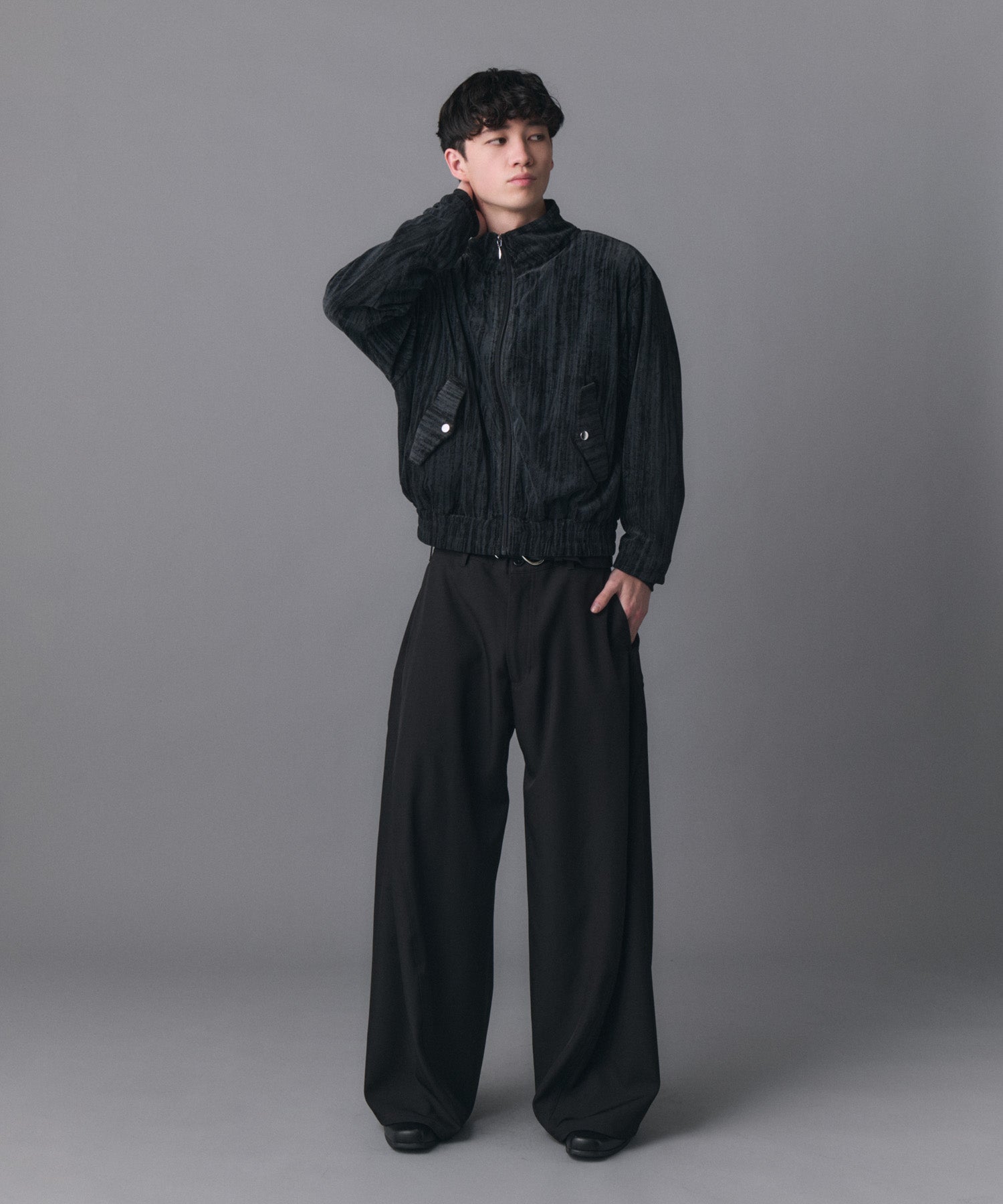 Crushed Velvet Blouson / クラッシュベルベットブルゾン