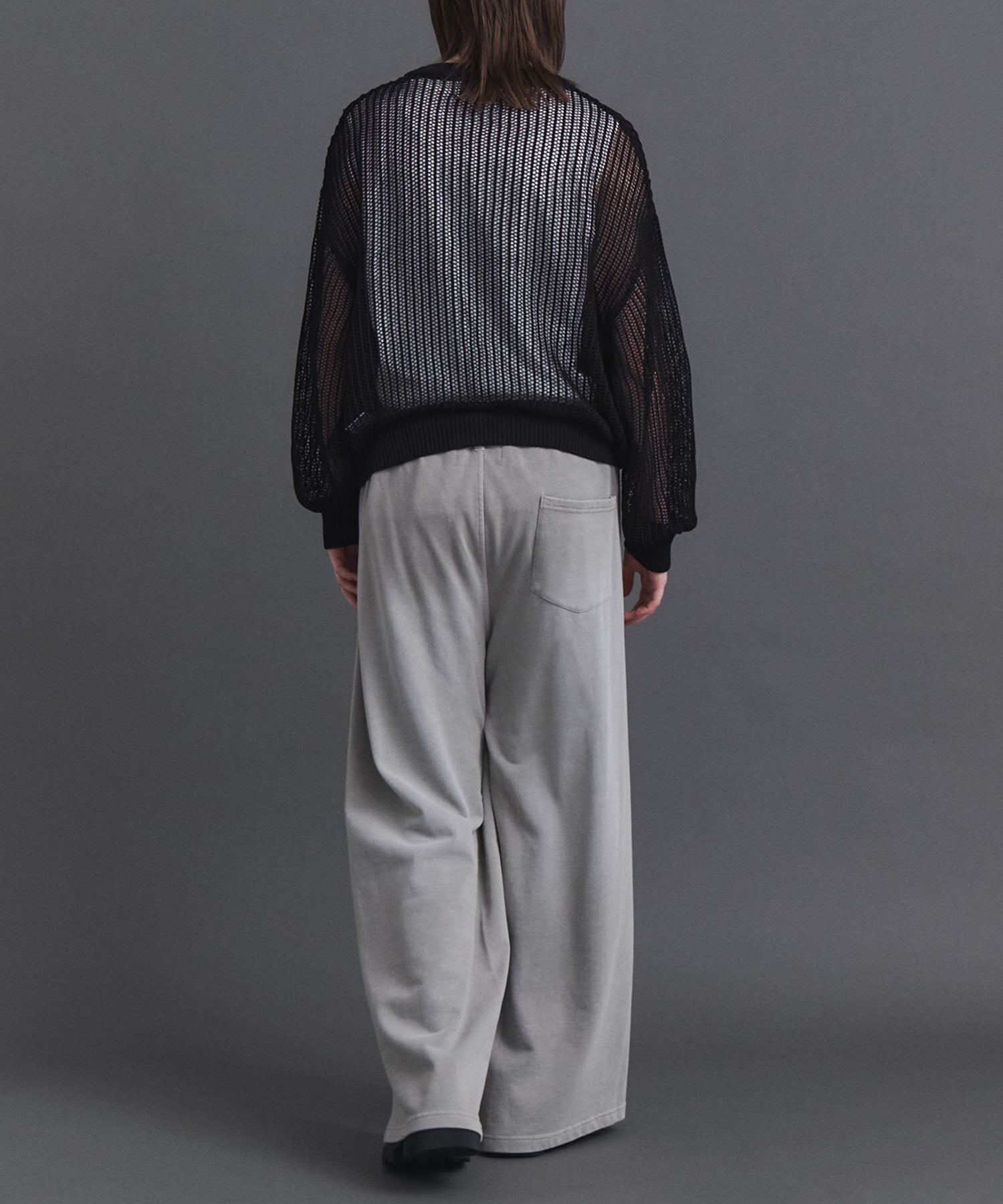 Basic Sheer Knit Pullover / ベーシック シアーニットプルオーバー