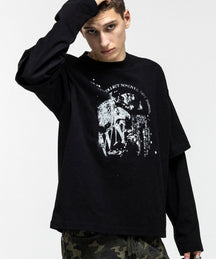 FAKE LAYERED LONG SLEEVE TEE / フェイクレイヤードロングスリーブTシャツ