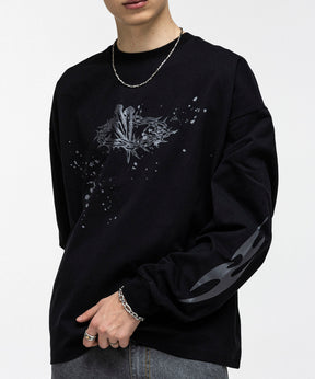 GRAPHIC LONG SLEEVE TEE / グラフィックロングスリーブTシャツ
