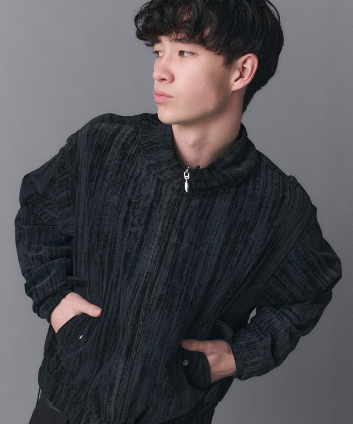 Crushed Velvet Blouson / クラッシュベルベットブルゾン