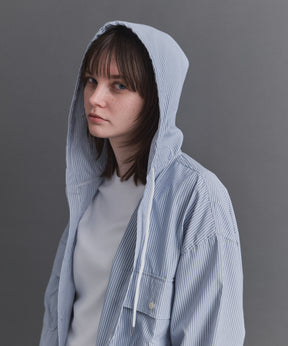Long-sleeved Shirt Hoodie / 長袖シャツパーカー