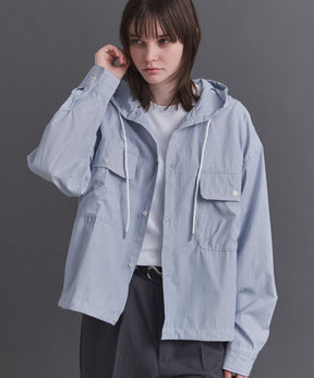 Long-sleeved Shirt Hoodie / 長袖シャツパーカー