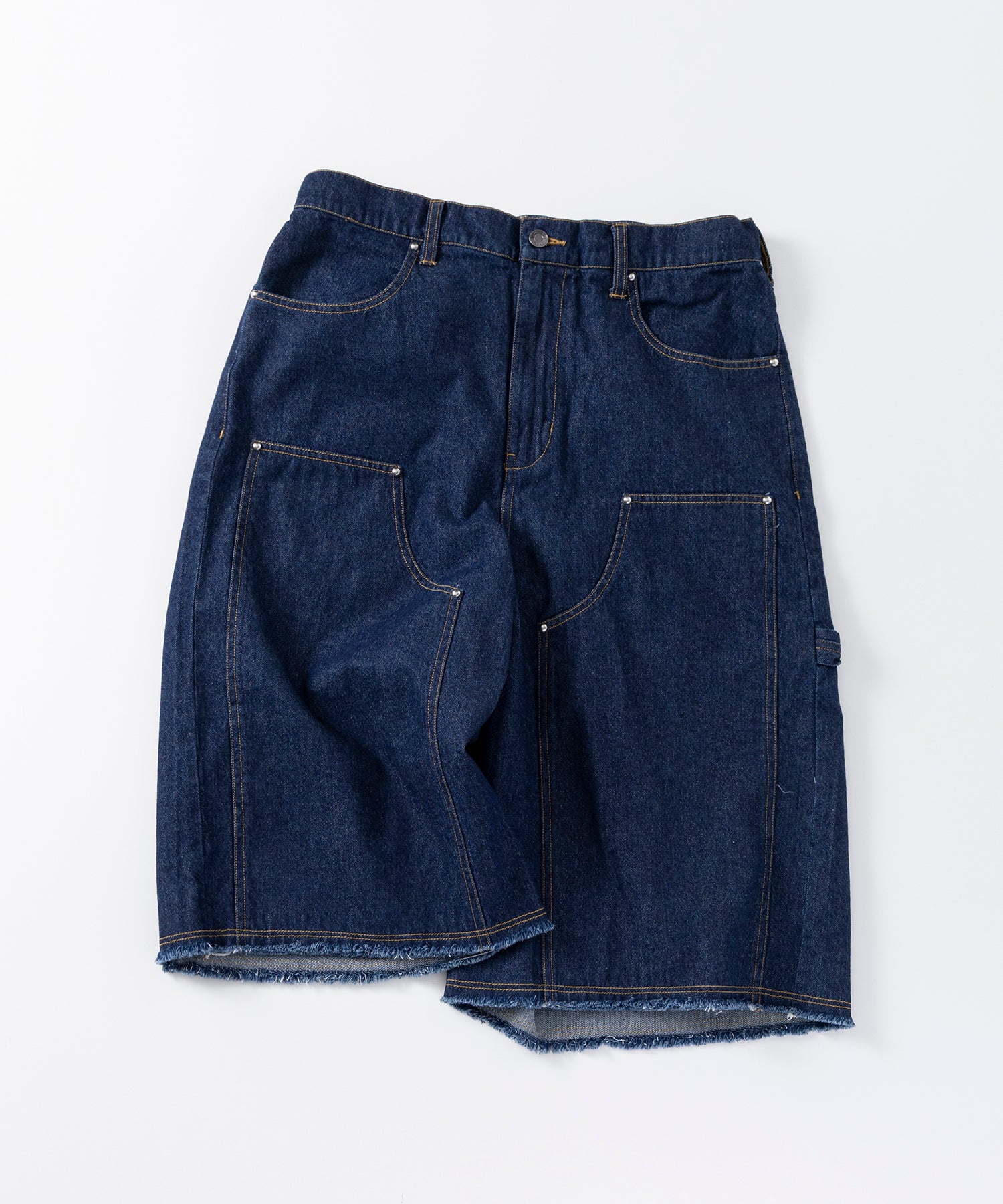 DOUBLE KNEE CURVE SHORTS / ダブルニーカーブショーツ