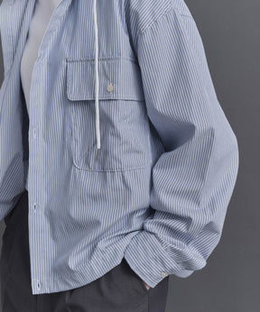Long-sleeved Shirt Hoodie / 長袖シャツパーカー