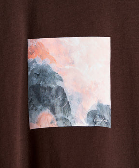 アブストラクト絵画 フロントプリント 半袖Tシャツ