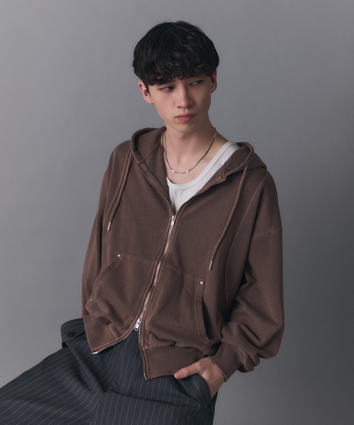 Switching Full Zip Hoodie / スイッチングフルジップパーカー
