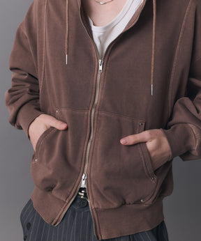 Switching Full Zip Hoodie / スイッチングフルジップパーカー
