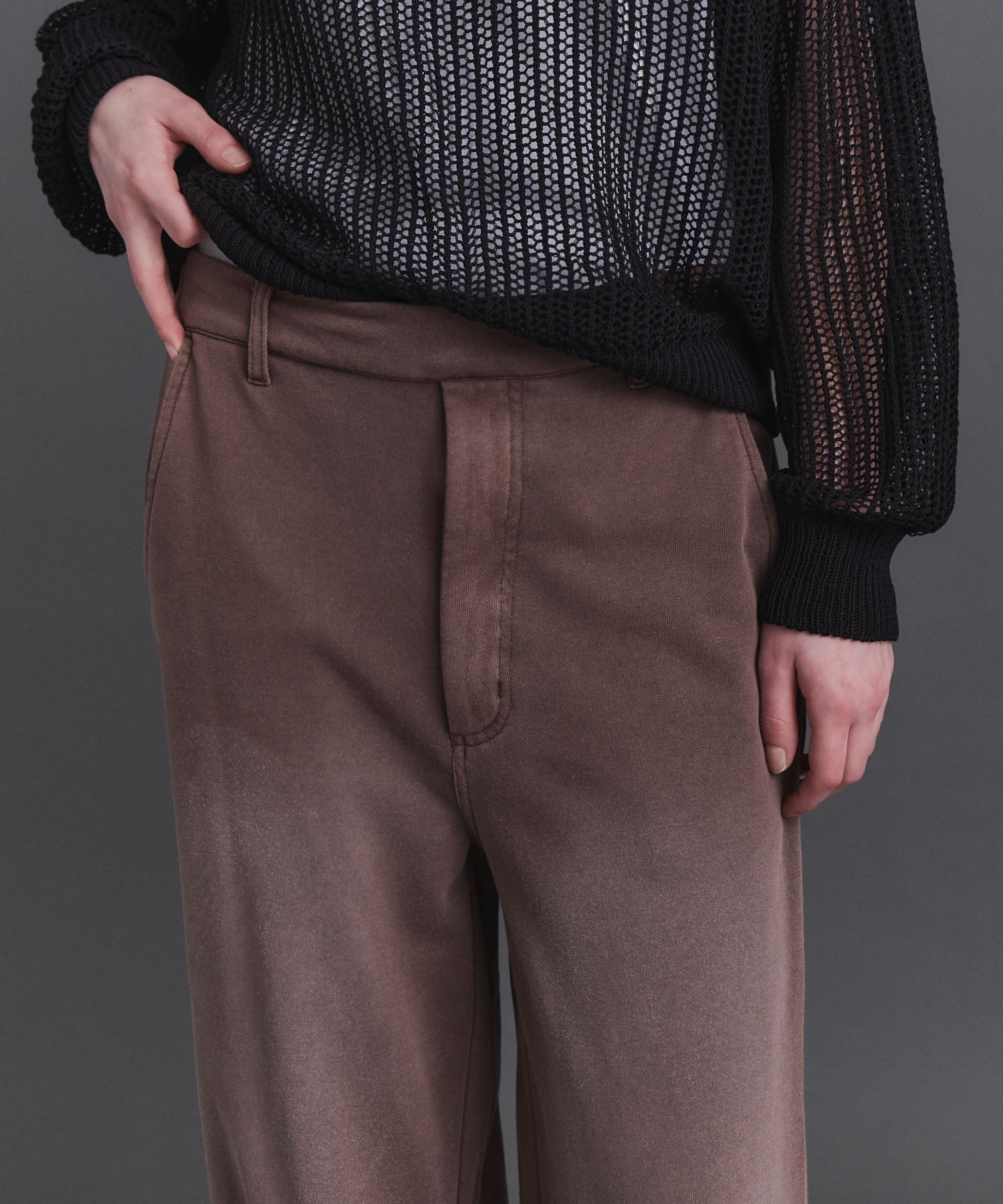 Blasted Sweat Flare Pants / ブレストスウェットフレアパンツ