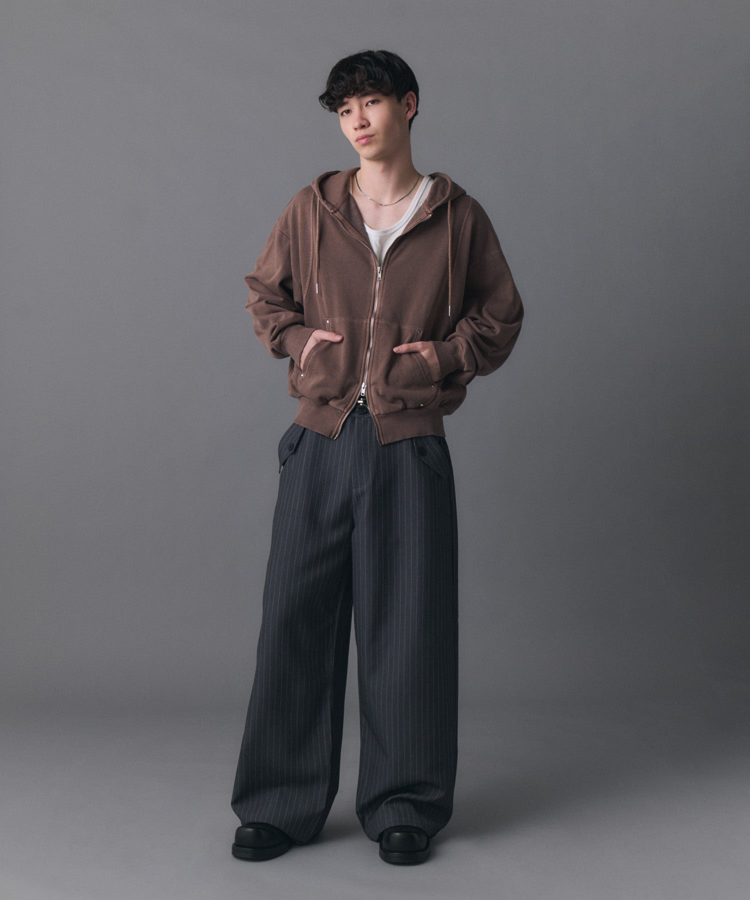 フルオーダー受付終了 CONFIRM | Switching Full Zip Hoodie / スイッチングフルジップパーカー
