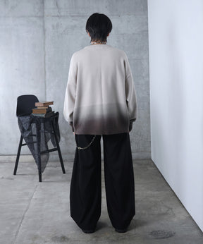 ニュアンス グラデーション ニット プルオーバー