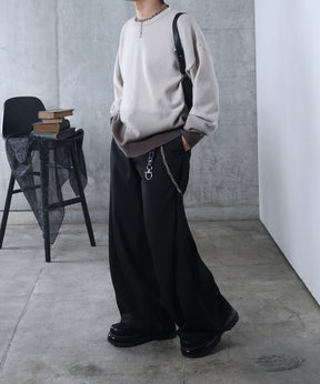 ニュアンス グラデーション ニット プルオーバー