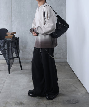 ニュアンス グラデーション ニット プルオーバー