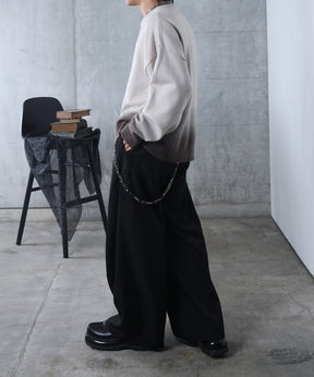 ニュアンス グラデーション ニット プルオーバー