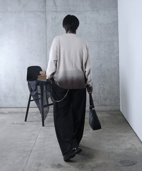 ニュアンス グラデーション ニット プルオーバー