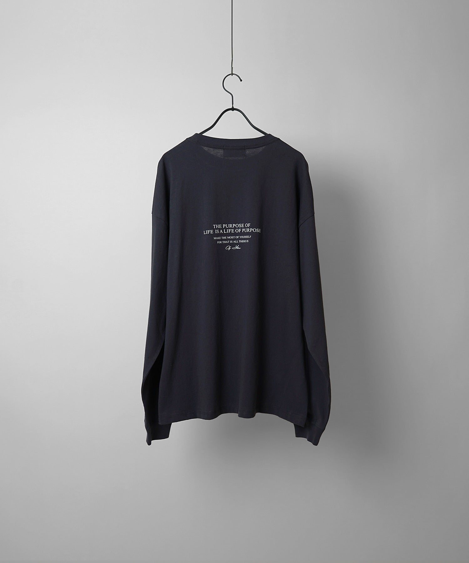 PARIS ワンポイント刺繍ロゴ ビッグシルエットロンT
