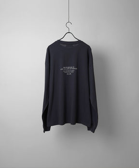 PARIS ワンポイント刺繍ロゴ ビッグシルエットロンT