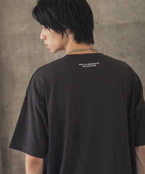 ウォーキングC ワンポイント刺繍ロゴ ビッグシルエット半袖Tシャツ