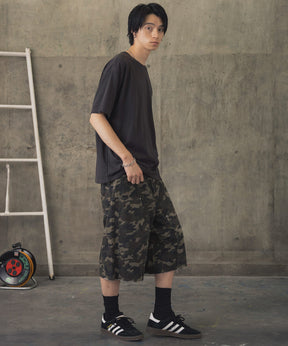 ウォーキングB ワンポイント刺繍ロゴ ビッグシルエット半袖Tシャツ