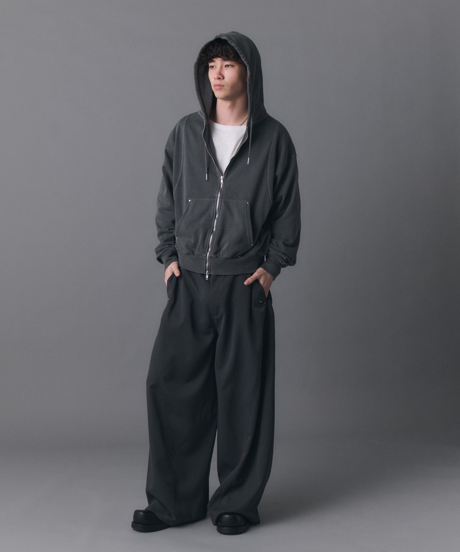 Switching Full Zip Hoodie / スイッチングフルジップパーカー