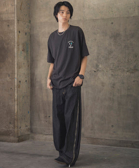 ウォーキングC ワンポイント刺繍ロゴ ビッグシルエット半袖Tシャツ