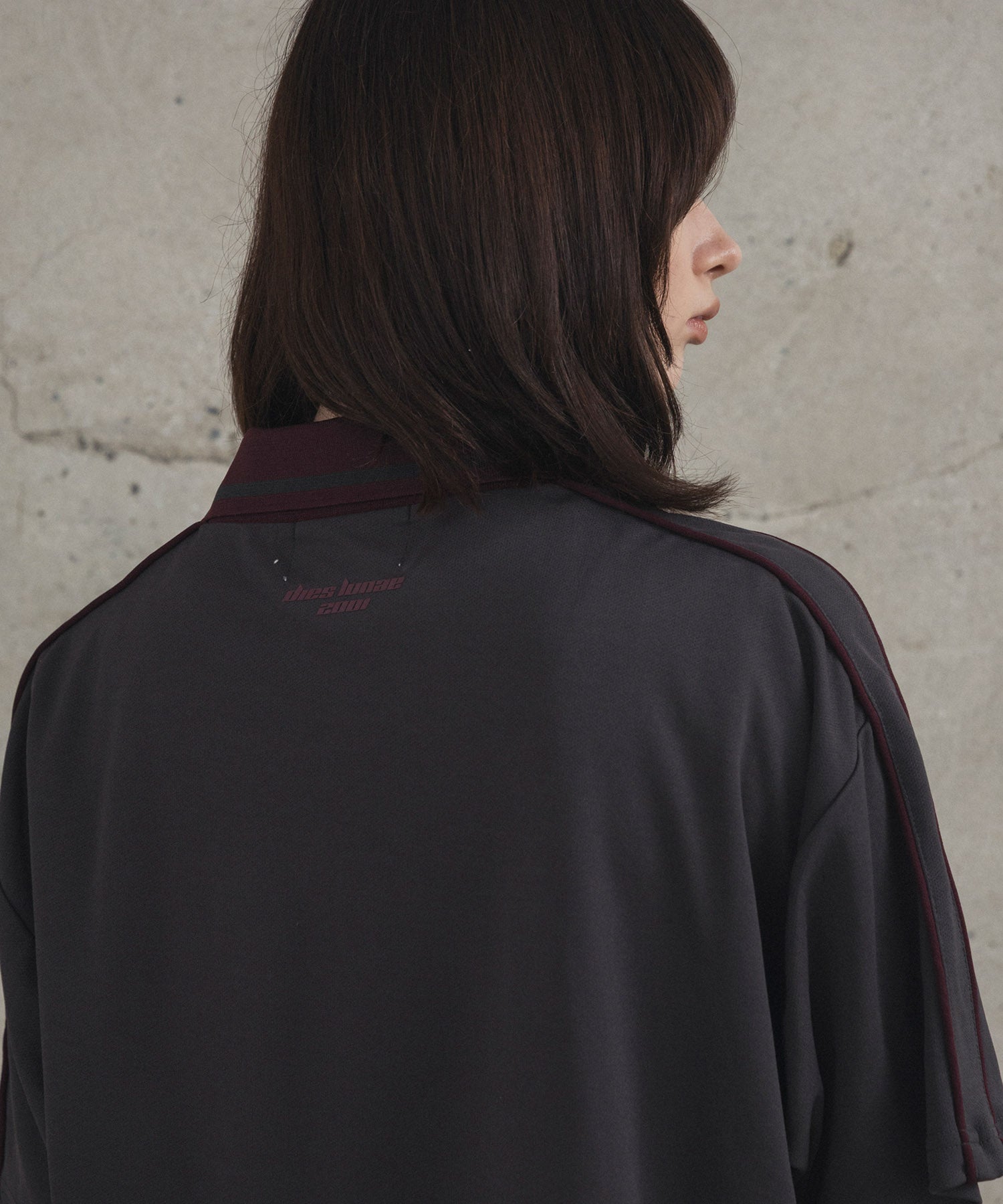 フロントプリント サイドライン ユニフォーム半袖Tシャツ